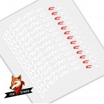Road Bicycle Wheels Rim Decal Stickers for DURA ACE 35